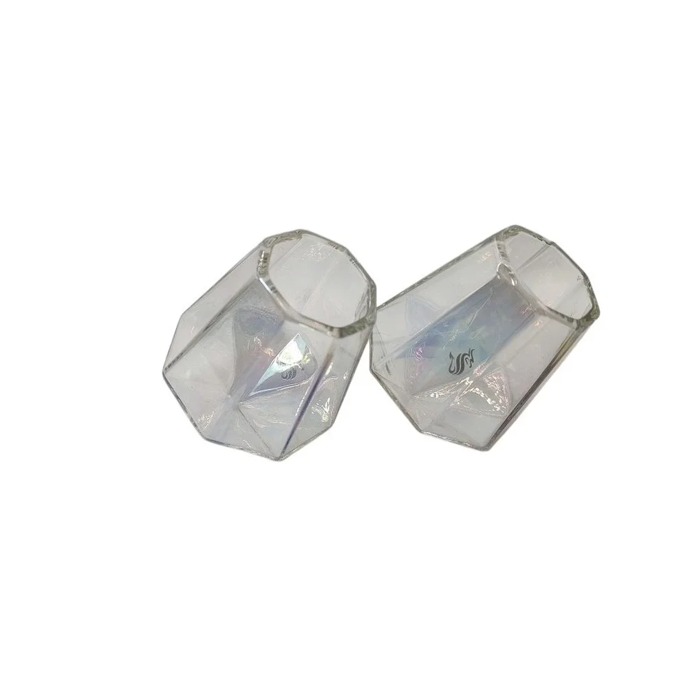 Dragon Glass Whiskey Glasses‎ Diamond Collection Spill Proof Barware Set of Two